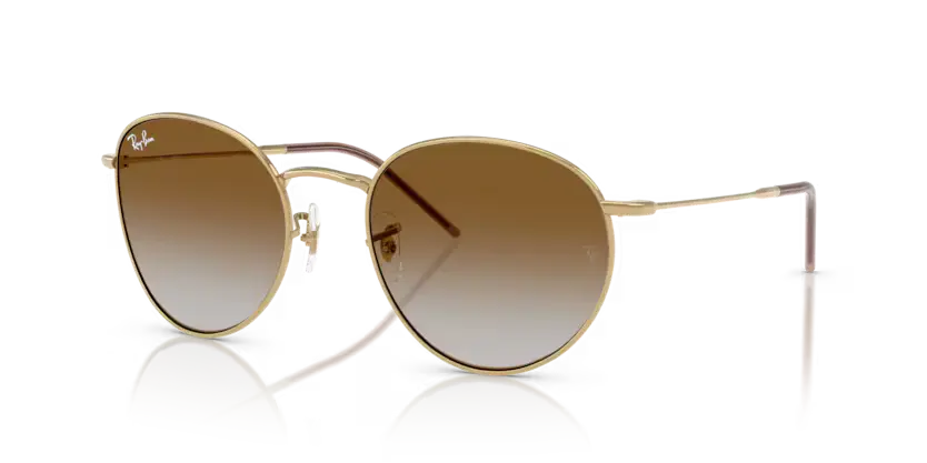 Ray-Ban Round Reverse Sunglasses Arista Frame Brown Lens RBR0103S 001/CB