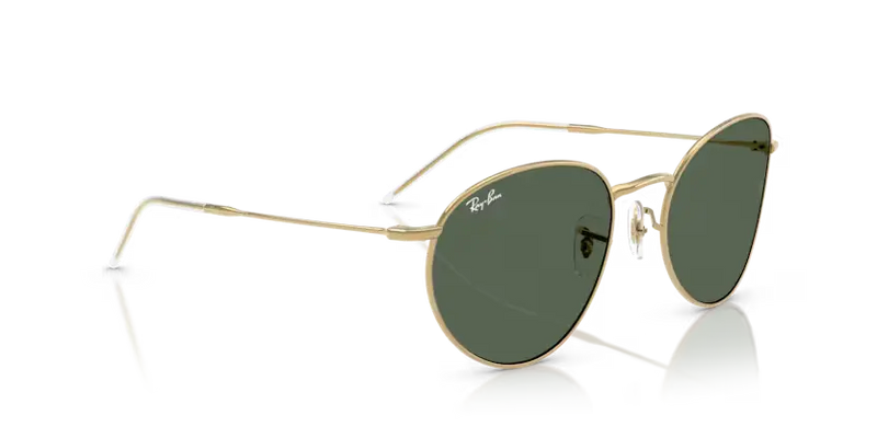Ray-Ban Round Reverse Sunglasses Arista Frame Green Lens RBR0103S 001/VR