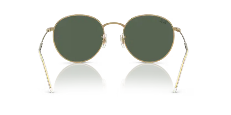Ray-Ban Round Reverse Sunglasses Arista Frame Green Lens RBR0103S 001/VR