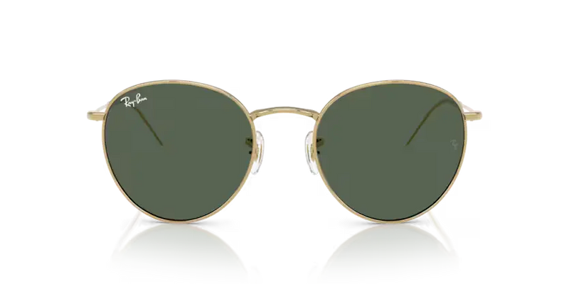 Ray-Ban Round Reverse Sunglasses Arista Frame Green Lens RBR0103S 001/VR
