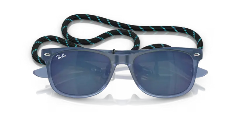 Ray-Ban Sunglasses Junior New Wayfarer Opal Blue Frame RJ9052S 714855