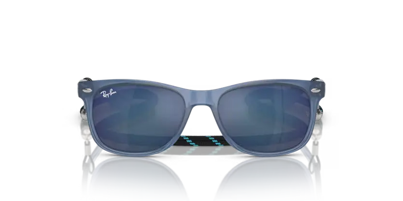 Ray-Ban Sunglasses Junior New Wayfarer Opal Blue Frame RJ9052S 714855
