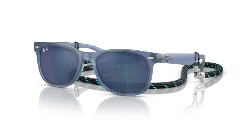 Ray-Ban Sunglasses Junior New Wayfarer Opal Blue Frame RJ9052S 714855
