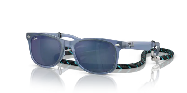 Ray-Ban Sunglasses Junior New Wayfarer Opal Blue Frame RJ9052S 714855