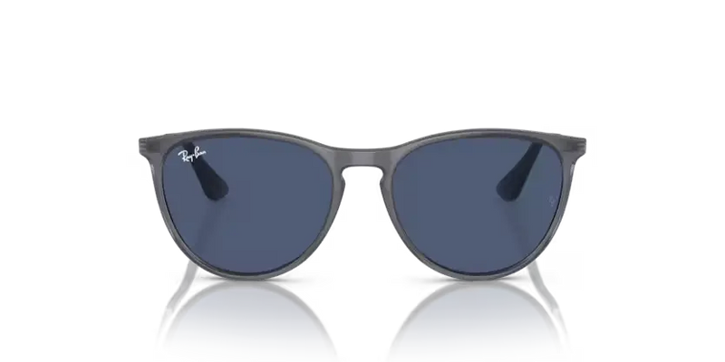 Ray-Ban Sunglasses Junior Erika Opal Blue Frame Dark Blue Lens RJ9060S 713480