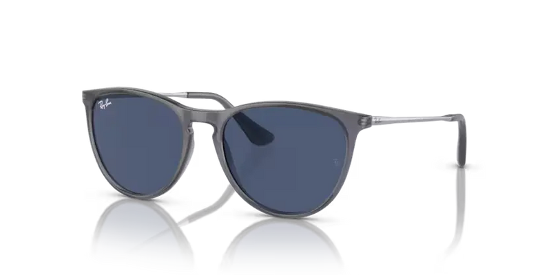 Ray-Ban Sunglasses Junior Erika Opal Blue Frame Dark Blue Lens RJ9060S 713480