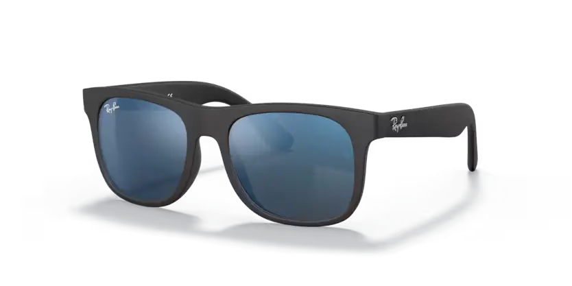 Ray-Ban Sunglasses Junior Justin Blue Mirror Lens RJ9069S 702855