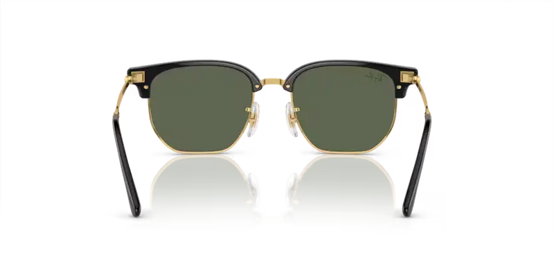 Ray-Ban Sunglasses Junior New Clubmaster Arista Frame Green Lens RJ9116S 100/71