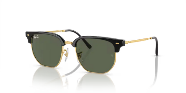 Ray-Ban Sunglasses Junior New Clubmaster Arista Frame Green Lens RJ9116S 100/71