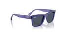 Ray-Ban Sunglasses Junior Transparent Violet Dark Grey Lens RJ9196S 719187