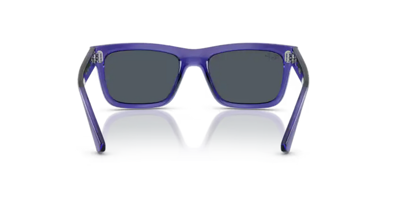 Ray-Ban Sunglasses Junior Transparent Violet Dark Grey Lens RJ9196S 719187