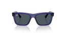 Ray-Ban Sunglasses Junior Transparent Violet Dark Grey Lens RJ9196S 719187