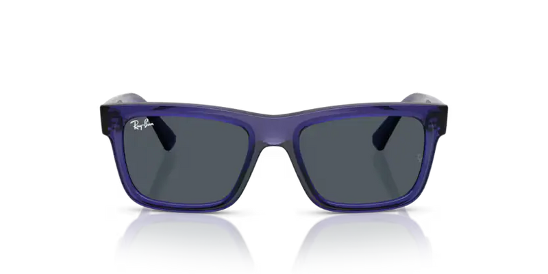 Ray-Ban Sunglasses Junior Transparent Violet Dark Grey Lens RJ9196S 719187