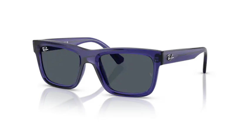 Ray-Ban Sunglasses Junior Transparent Violet Dark Grey Lens RJ9196S 719187