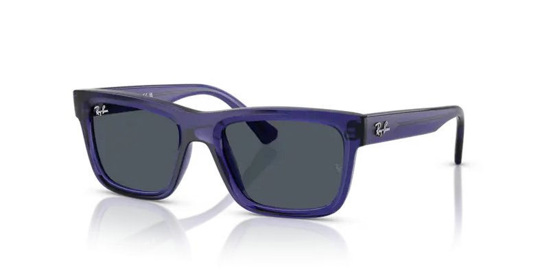 Ray-Ban Sunglasses Junior Transparent Violet Dark Grey Lens RJ9196S 719187