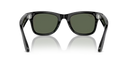 Ray-Ban Meta Wayfarer Sunglasses Black Frame Green Lens RW4006 601/7150