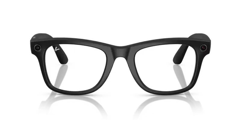 Ray-Ban Meta Wayfarer Sunglasses Black Frame Green Lens RW4008 601S1M53