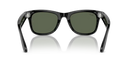 Ray-Ban Meta Wayfarer Sunglasses Black Frame Green Lens RW4008 601/7153
