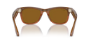 Ray-Ban Meta Wayfarer Sunglasses Caramel Frame Brown Lens RW4008 67068353