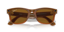 Ray-Ban Meta Wayfarer Sunglasses Caramel Frame Brown Lens RW4008 67068353