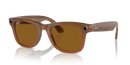 Ray-Ban Meta Wayfarer Sunglasses Caramel Frame Brown Lens RW4008 67068353