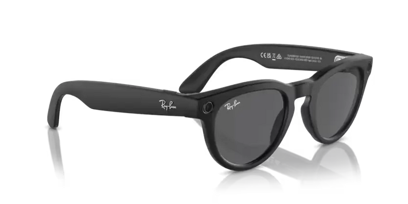 Ray-Ban Meta Headliner Sunglasses Black Frame Black Lens RW4009 601S8750