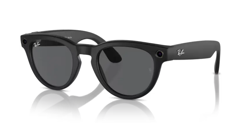 Ray-Ban Meta Headliner Sunglasses Black Frame Black Lens RW4009 601S8750