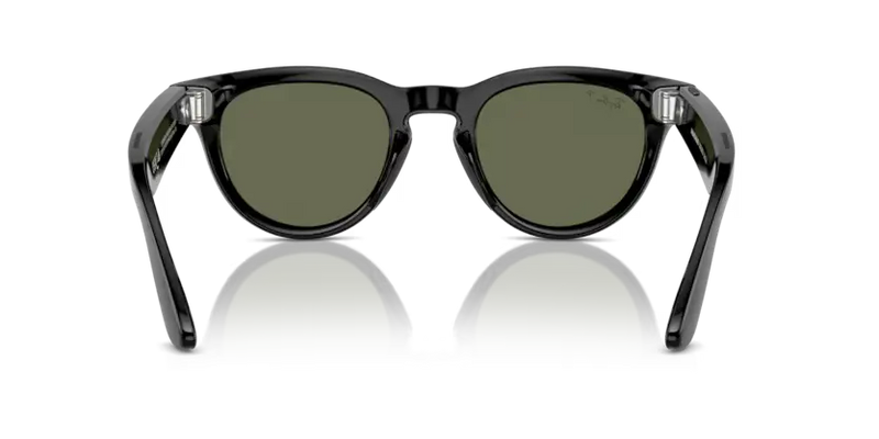 Ray-Ban Meta Headliner Sunglasses Black Frame Green Lens RW4009 601/9A50