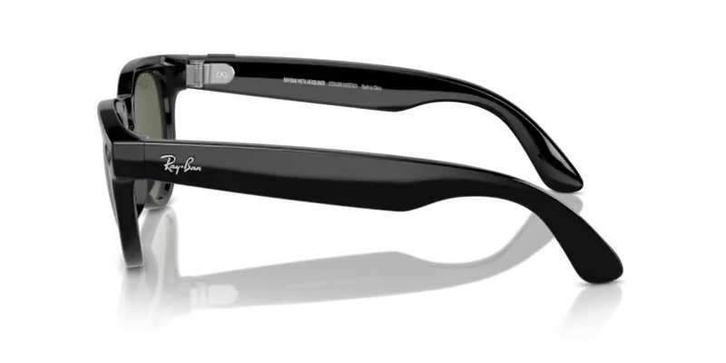 Ray-Ban Meta Headliner Sunglasses Black Frame Green Lens RW4009 601/9A50