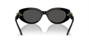 Swarovski Ladies Sunglasses Oval Black Frame SK6002 100187 Swarovski