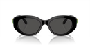 Swarovski Ladies Sunglasses Oval Black Frame SK6002 100187 Swarovski