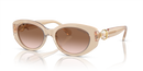 Swarovski Ladies Sunglasses Oval Beige Frame SK6002 103413 Swarovski