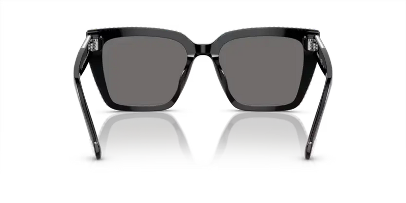 Swarovski Ladies Sunglasses Pillow Black Frame Dark Grey Lens SK6013 101581