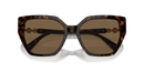 Swarovski Ladies Sunglasses Irregular Havana Brown SK6016 100273 Swarovski
