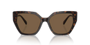 Swarovski Ladies Sunglasses Irregular Havana Brown SK6016 100273 Swarovski