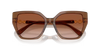 Swarovski Ladies Sunglasses Irregular Brown SK6016 106713 Swarovski