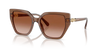 Swarovski Ladies Sunglasses Irregular Brown SK6016 106713 Swarovski