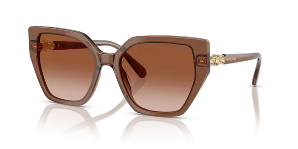Swarovski Ladies Sunglasses Irregular Brown SK6016 106713