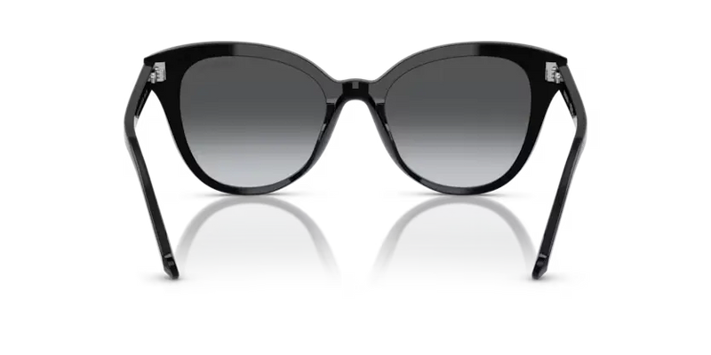 Swarovski Ladies Sunglasses Butterfly Black Frame Grey Lens SK6031 1001T3