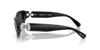 Swarovski Ladies Sunglasses Pillow Black Frame Dark Grey Lens SK6036U 103887 Swarovski