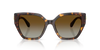 Swarovski Ladies Sunglasses Irregular Havana Brown SK6044U 1002T5