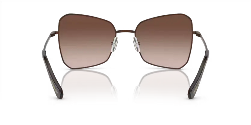 Swarovski Ladies Sunglasses Butterfly Bronze Frame Brown Lens SK7008 400213
