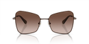 Swarovski Ladies Sunglasses Butterfly Bronze Frame Brown Lens SK7008 400213