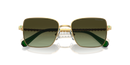Swarovski Ladies Sunglasses Gold Green SK7015 4004E8 Swarovski