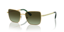 Swarovski Ladies Sunglasses Gold Green SK7015 4004E8 Swarovski
