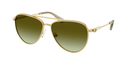 Swarovski Ladies Sunglasses Pilot Gold Frame Brown Lens SK7031 4017E8 Swarovski