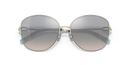 Tiffany & Co. Ladies Sunglasses Gold Frame Blue Lens TF3082 61691U