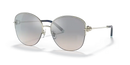 Tiffany & Co. Ladies Sunglasses Gold Frame Blue Lens TF3082 61691U