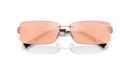 Tiffany & Co. Sunglasses Rectangle Rose Gold Frame Pink Lens TF3108B 61051T Tiffany & Co.