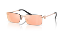 Tiffany & Co. Sunglasses Rectangle Rose Gold Frame Pink Lens TF3108B 61051T Tiffany & Co.